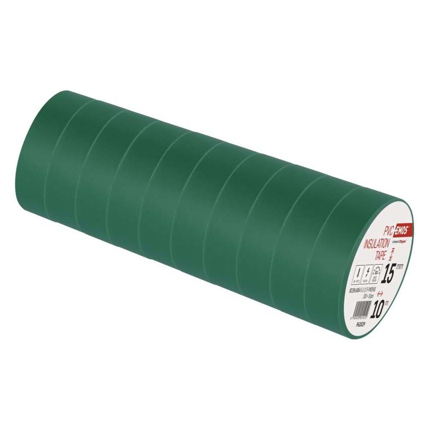 Emos Isolierband PVC 15mm/10m Grüne (15 mm) (43038303)