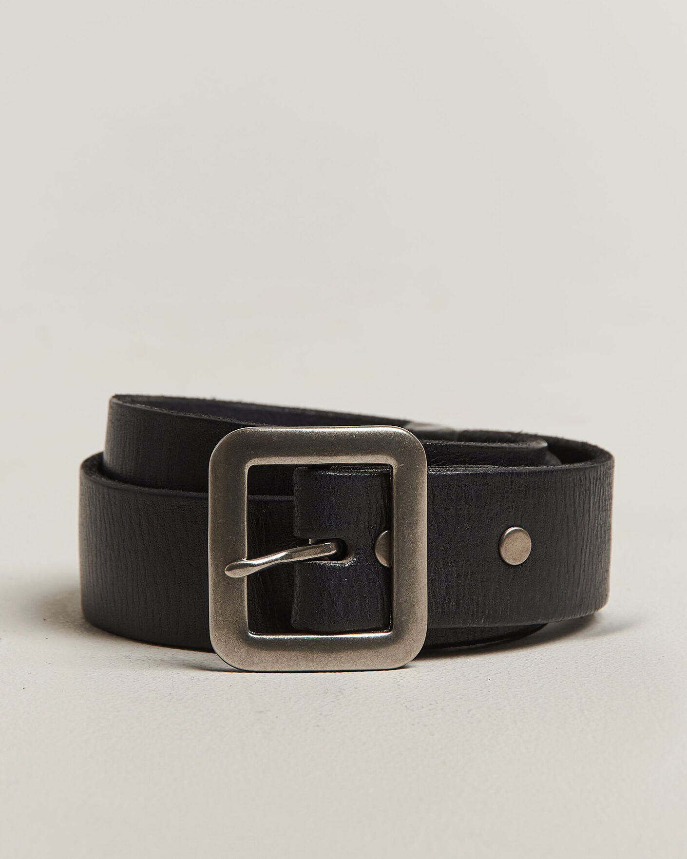 RRL Burling Belt Vintage Black men W34 Sort