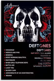 Inspire Picks Deftones Around The Fur Album Poster Retro Rock Band Wall Art Decor 22 30x40cm No Frame