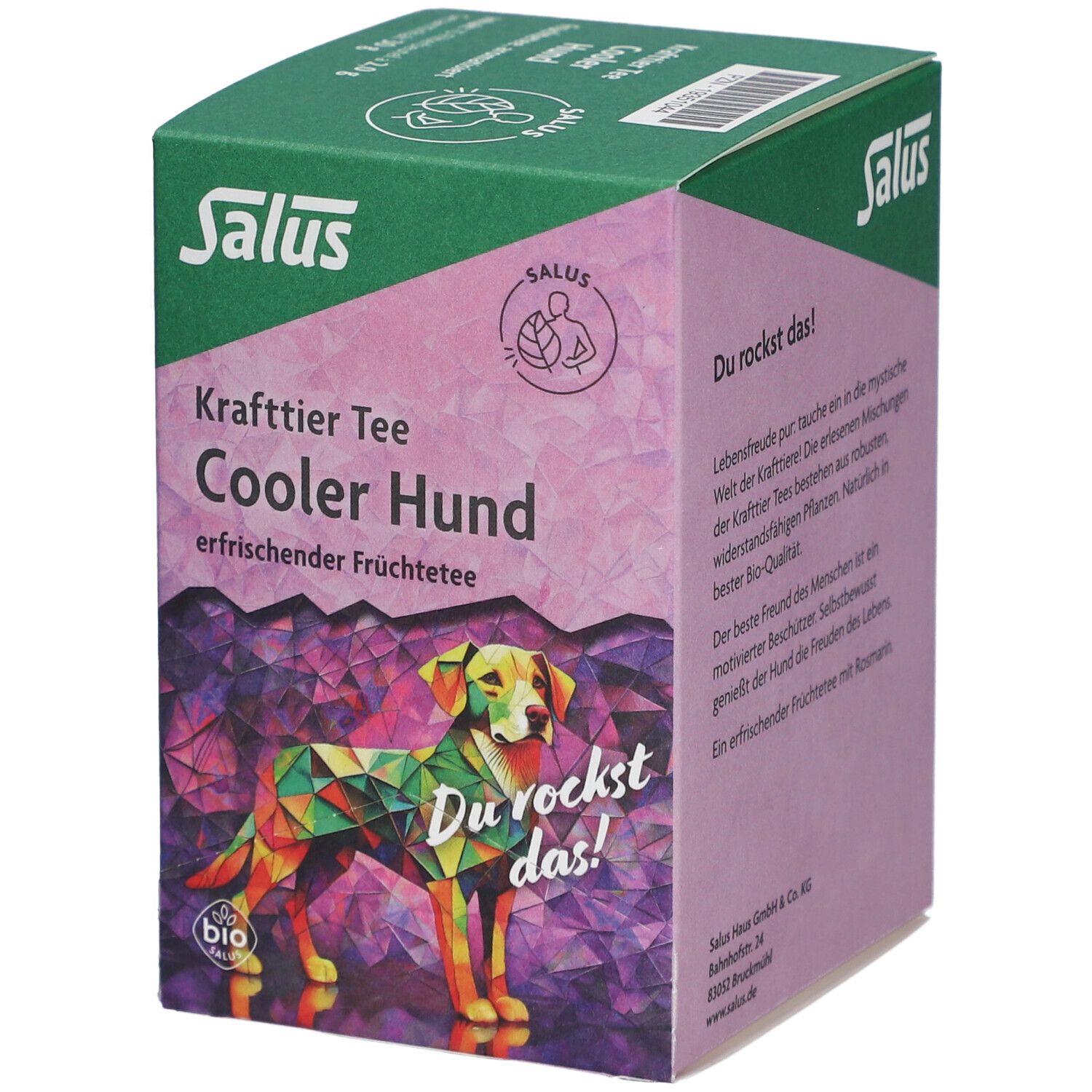 Krafttier Tee Cooler Hund Bio Salus Filterbeutel 15 St