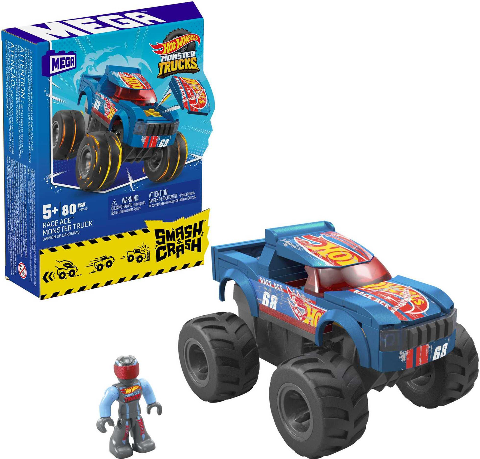 MEGA Hot Wheels Botsingsrace Monster Truck