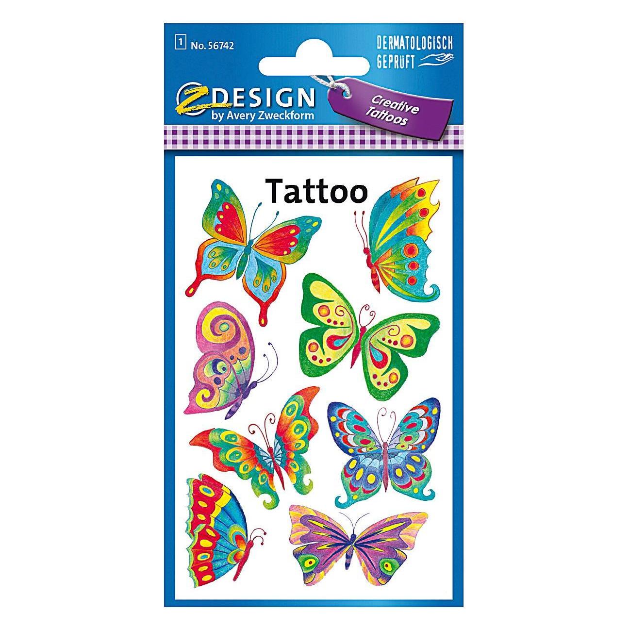Avery Kinder Tattoos (8 Sticker) (56742)