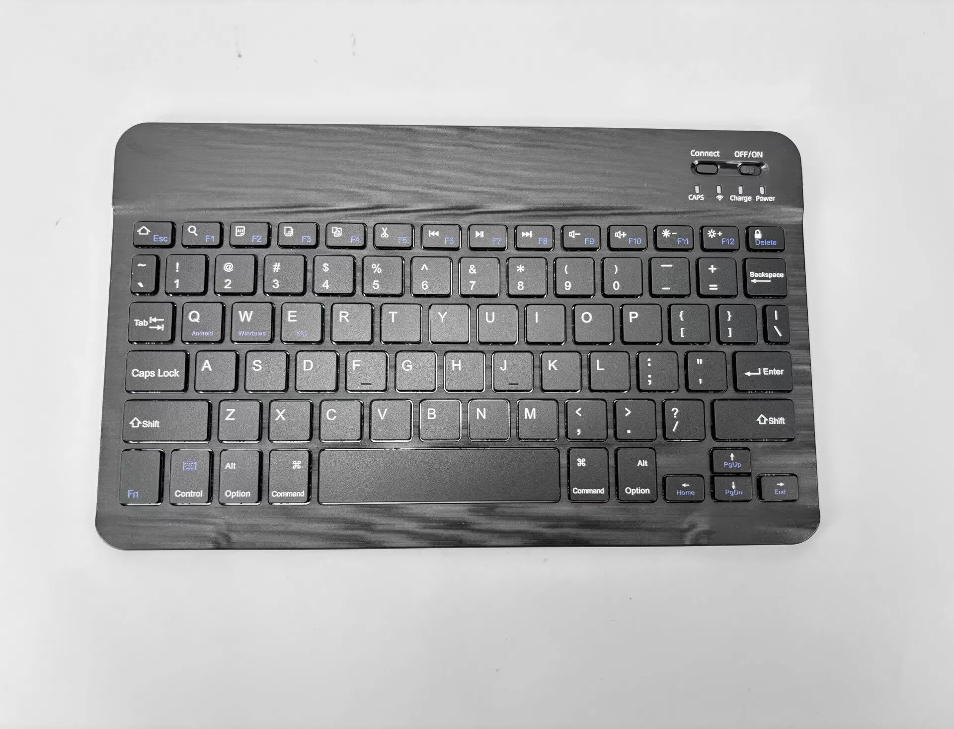 INF 360° drehbare Ständer Bluetooth Tastaturhülle kompatibel mit iPad Pro 11 (2024) - Dunkelblau