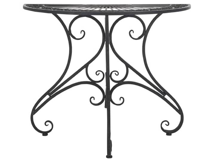 SAFAVIEH Modern Akzent-Tische für den Außenbereich, Schwarz, 90 × 47 × 74