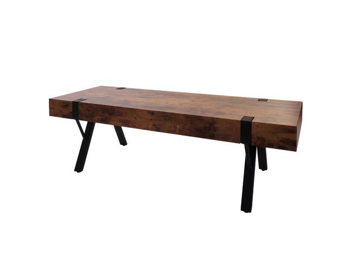 Jamb Tv-Rack Eiche dunkel, Trüffeleichefarben, Holz, 120x42x40 cm, Wohnzimmer, TV Möbel, TV-Zubehör
