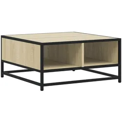 vidaXL Couchtisch Sonoma-Eiche 60,5x60,5x30cm Holzwerkstoff und Metall