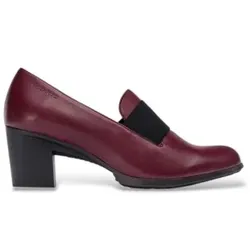 Wonders für Damen. G-4748_5466_9834 Elastische Lederschuhe Burgunderrot (39), 5 bis 8 cm, Keine, Lässig, Kastanienbraun, Klassisch