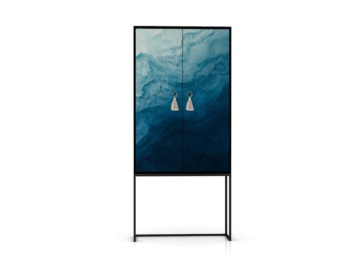 Buffet armoire 2 portes en MDF imprimé