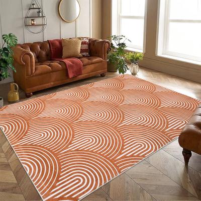 Garvee Minimalist Geometric Linear Arch Area Rug