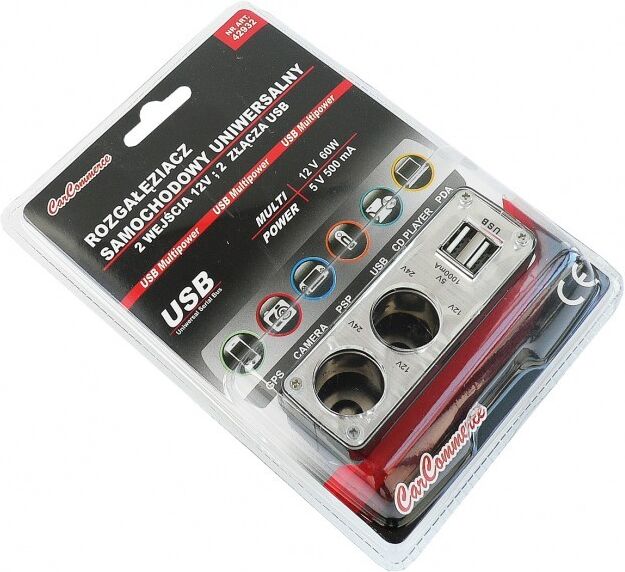 CARCOMMERCE 42932 Cigarette lighter splitter