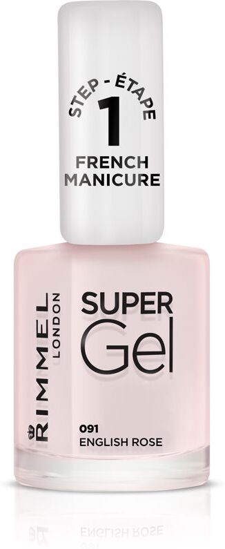 Rimmel Super Gel Step 1 french manicure polish shade 091 English Rose 12 ml