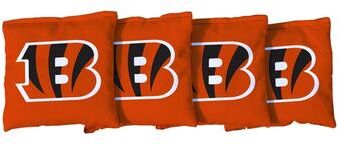 Skip's Garage Cincinnati Bengals NFL Football Orange Cornhole Bags