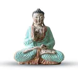 Vintage Mint Hand Carved Buddha Statue - 30cm - Teaching Transmission
