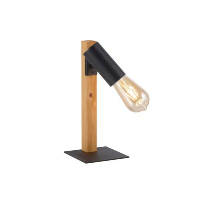 JUST LIGHT Tischleuchte "PILON", schwarz, 1, 1 Stk., Leuchten, ExklusiveE27, Schalter, Schnurschalter, Tischleuchte