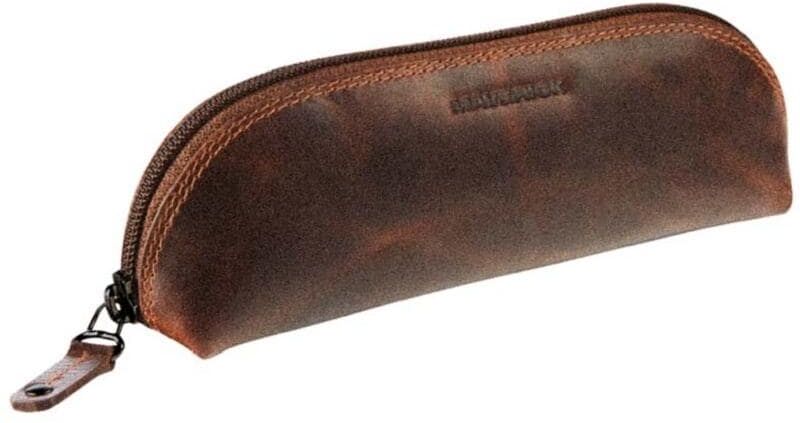 Federtasche "Maverick Original Ova", Kinder, braun, Leder, Schreibgeräteetuis Federtasche braun Einheitsgröße