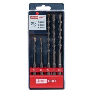 Haushalt SDS+ DRILL SET 5PCS 5-10MM (10 mm, 5 mm, 6 mm, 7 mm, 8 mm) (5552001)