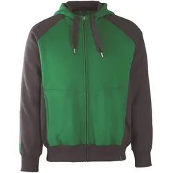 Kapuzen-Sweatshirt "WIESBADEN" Unique - 4XL - grün/schwarz
