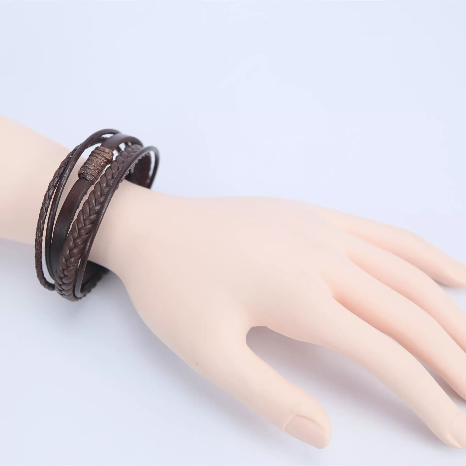 INF Lederarmband-Set mit 3-tlg