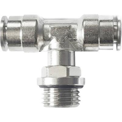 TRU COMPONENTS T-Verbinder TC-14205564 MPB-G 6-02 Rohr-Ø: 6mm Gewinde-Maß: G1/4' 1St.