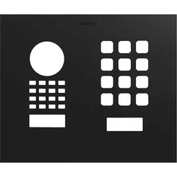 DoorBird D1101KH Modern Aufputz/ Unterputz Frontblende – Graphitschwarz