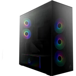 Arctic CASE MIDITOWER EATX W/O PSU/XTENDERVG B ACPCC00016A, PC Gehäuse, Schwarz