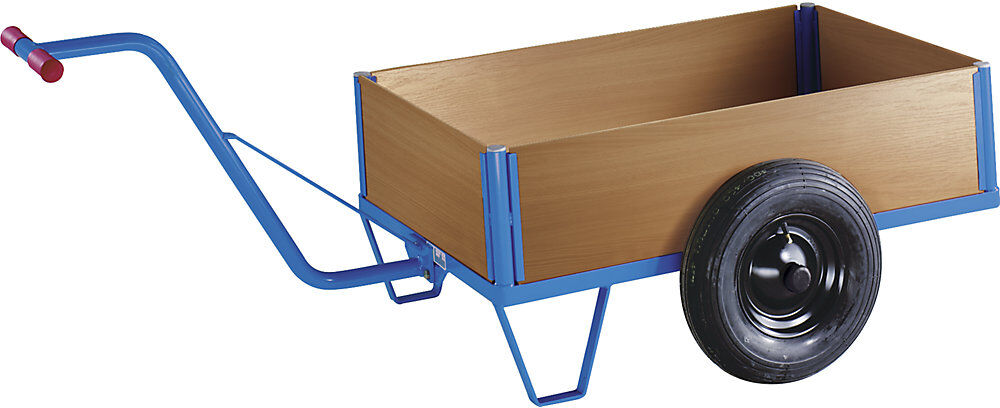 Zweirad-Handwagen, mit Kastenaufbau, Ladefläche 1250 x 800 mm eurokraft pro