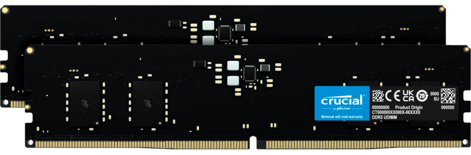 Crucial DDR5-5600 UDIMM RAM Kit 16GB (2x8GB) CL46