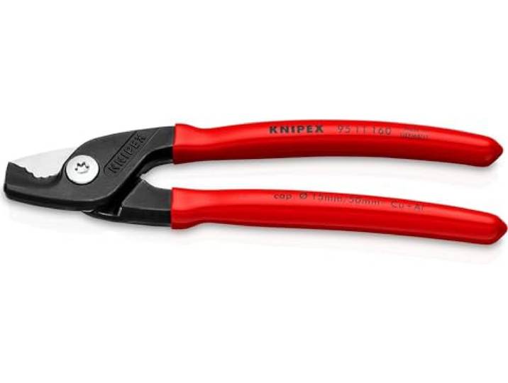 Knipex StepCut Coupe-câbles gainées en plastique 160 mm\, 95 11 160