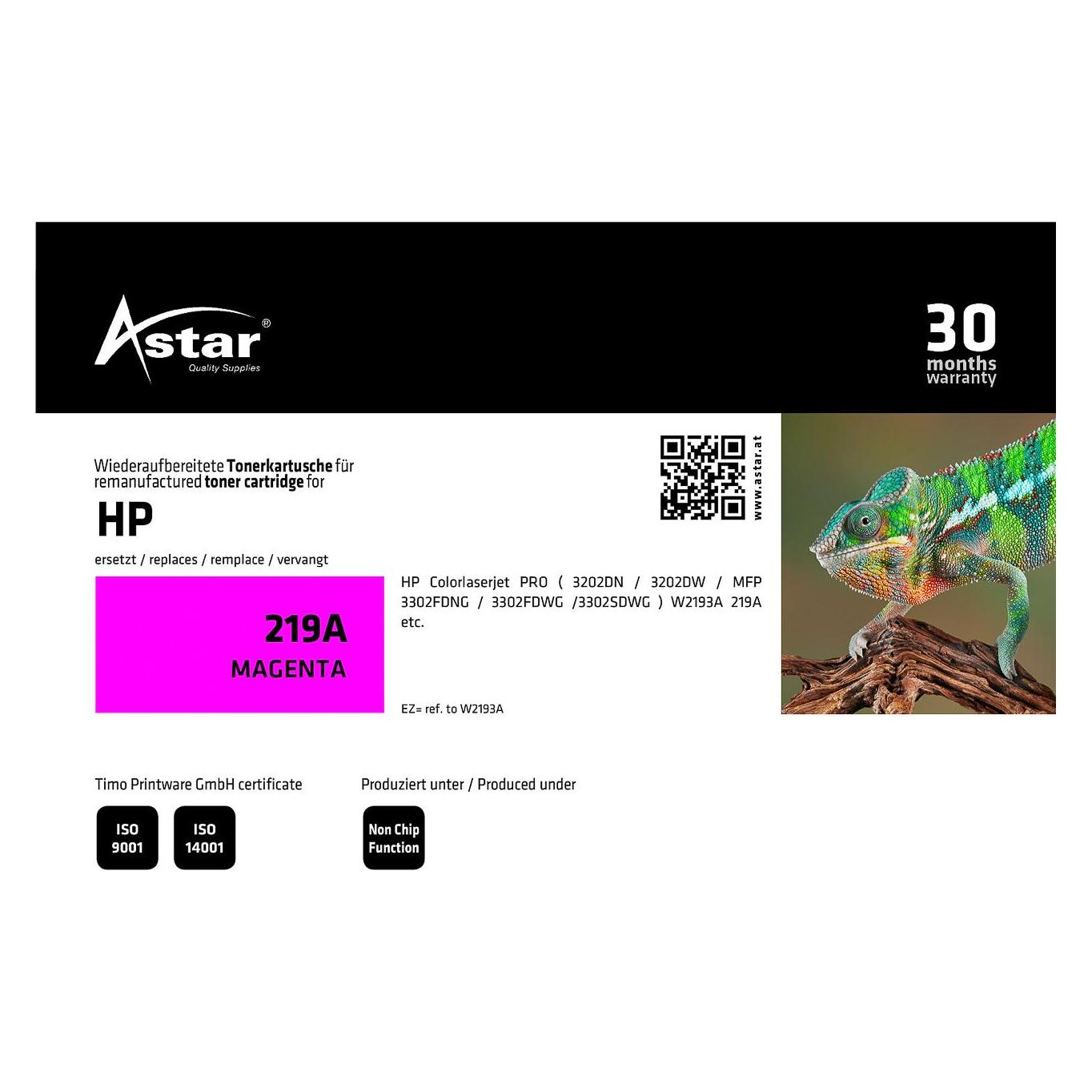 Astar AS20506 HP 219A CLJ Cartridge (AS20506)