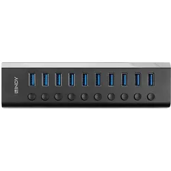 Lindy 43370 LINDY 10 Port USB 3.0 Hub mit Ein-/Ausschaltern
