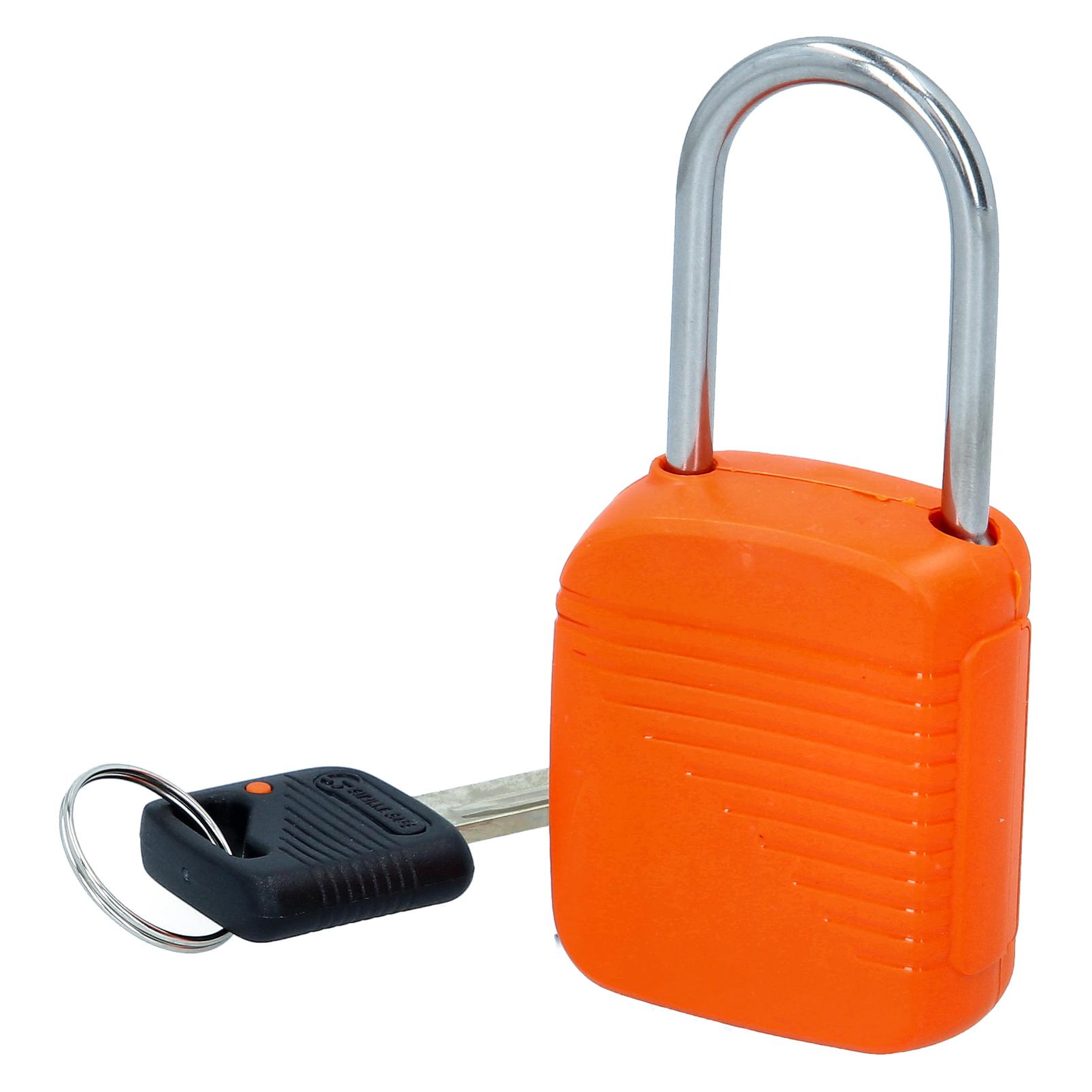 KS Tools Absperr-Vorhängeschloss, orange, Metall, 38 mm (117.0218)