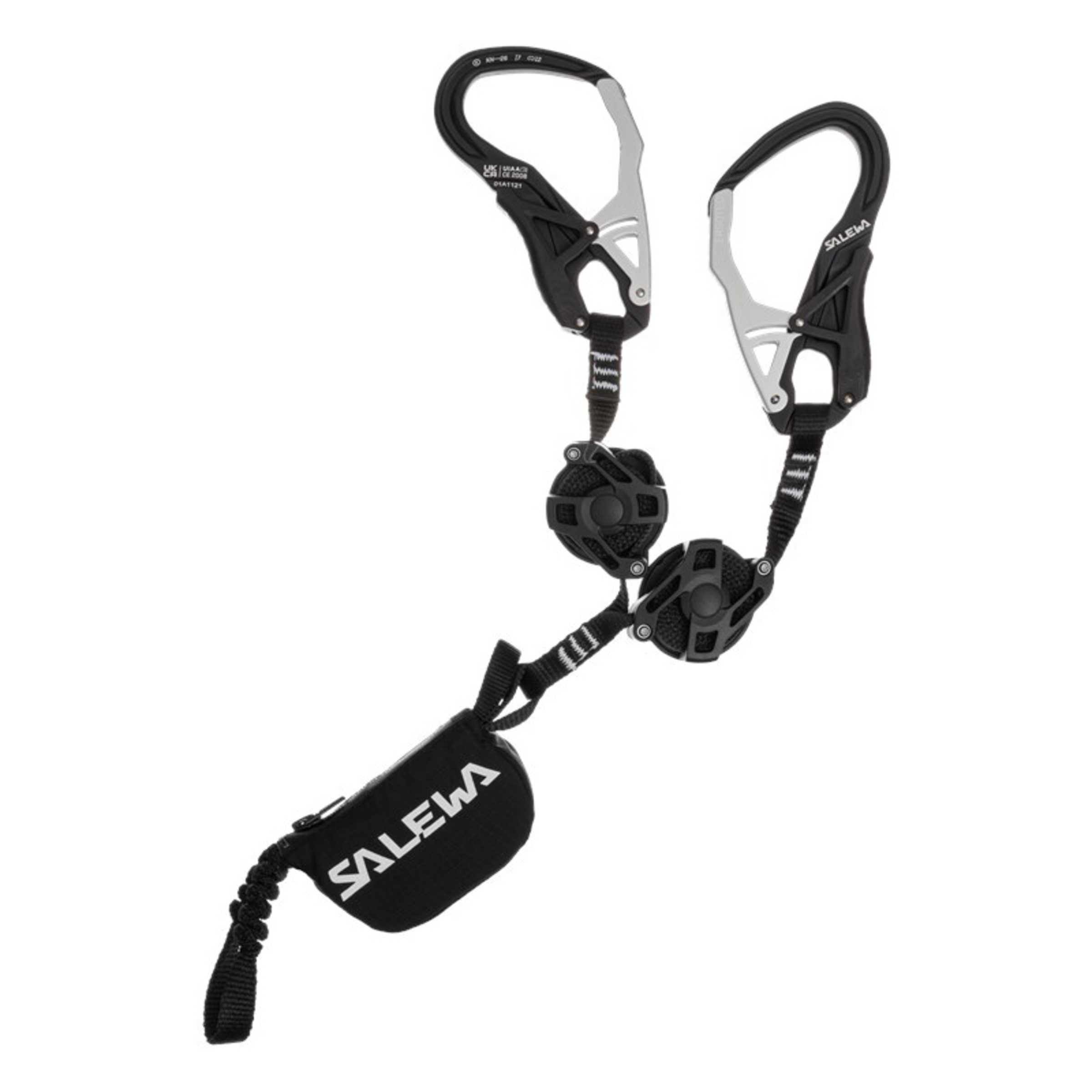 Salewa Ergo Zip Klettersteigset Klettersteig-Sets schwarz