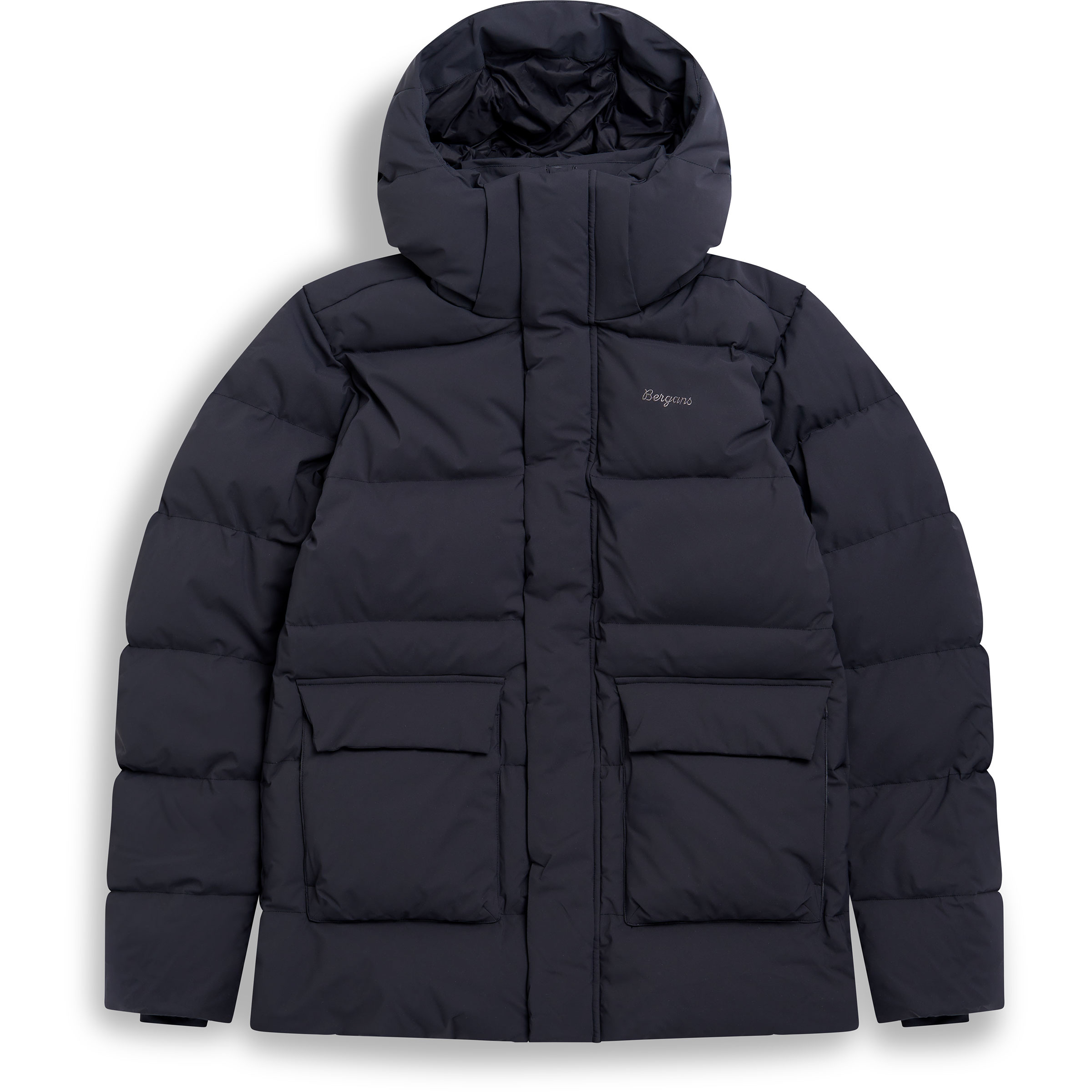 Bergans Dyna Down Parka Herren Winterjacke grau Größe L Lifestyle Widerstandsfähig Wasserabweisend