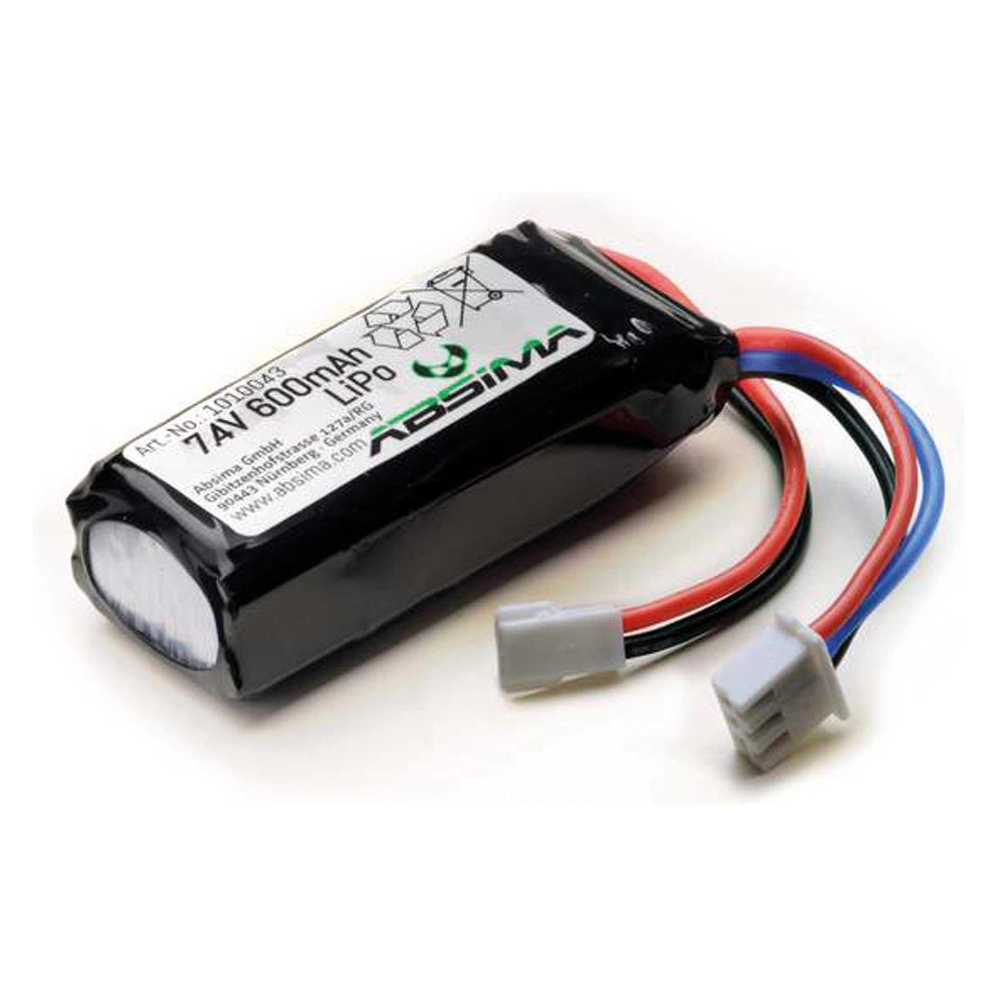 Absima Modellbau-Akkupack (LiPo) (600 mAh, 7.40 V) (1010043)