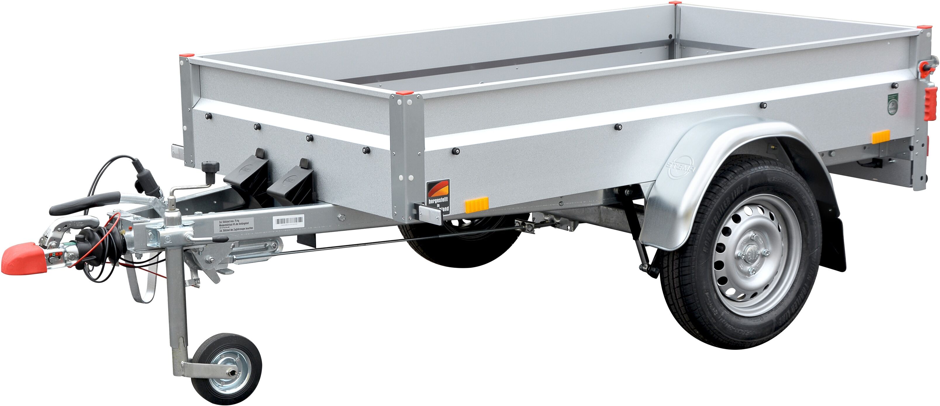 PKW-Anhänger STEMA "Basic 850", silber (silberfarben), KFZ-Anhänger
