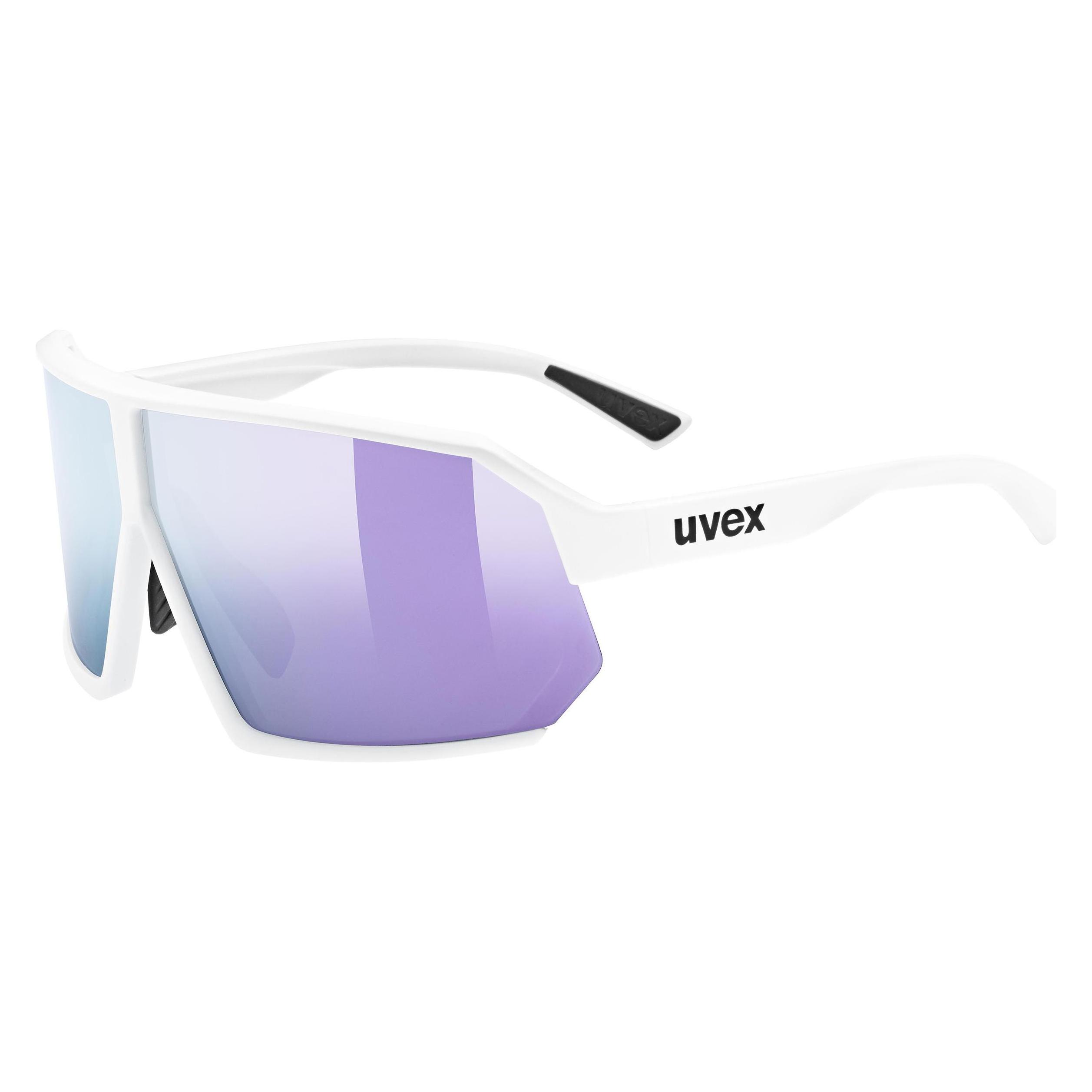 Uvex sportstyle 237 (White Matt, Mirror Lavender) (5330588816)