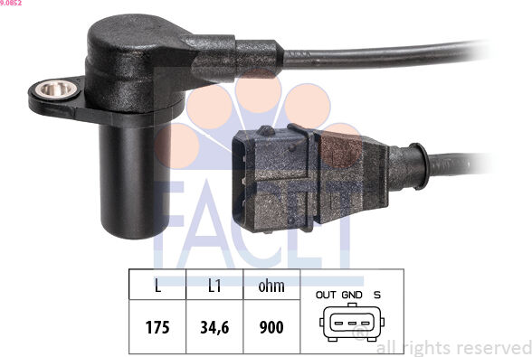 Facet Impulsgeber, Kurbelwelle 90852 Für Iveco