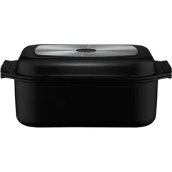 ELO Aluguss Rechteckbräter Karree Ø 26cm - schwarz