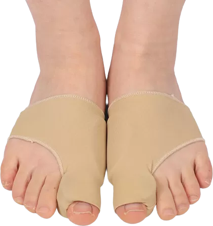 INF Zehentrenner für Hallux Valgus Socken / Stützsocken mit Zehenkappe 1 Paar
