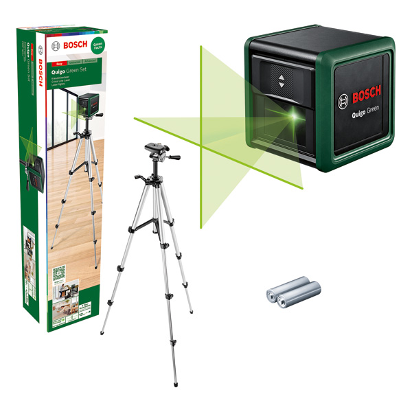 Bosch Kreuzlinien-Laser Quigo Green Set 0603663C04