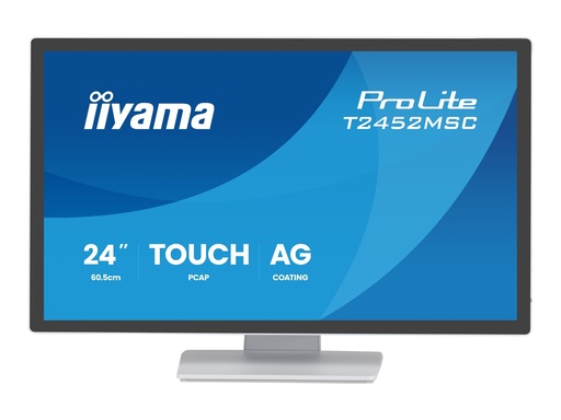 Iiyama ProLite T2452MSC-W1AG - LED-Monitor - 61 cm (24") (T2452MSC-W1AG)