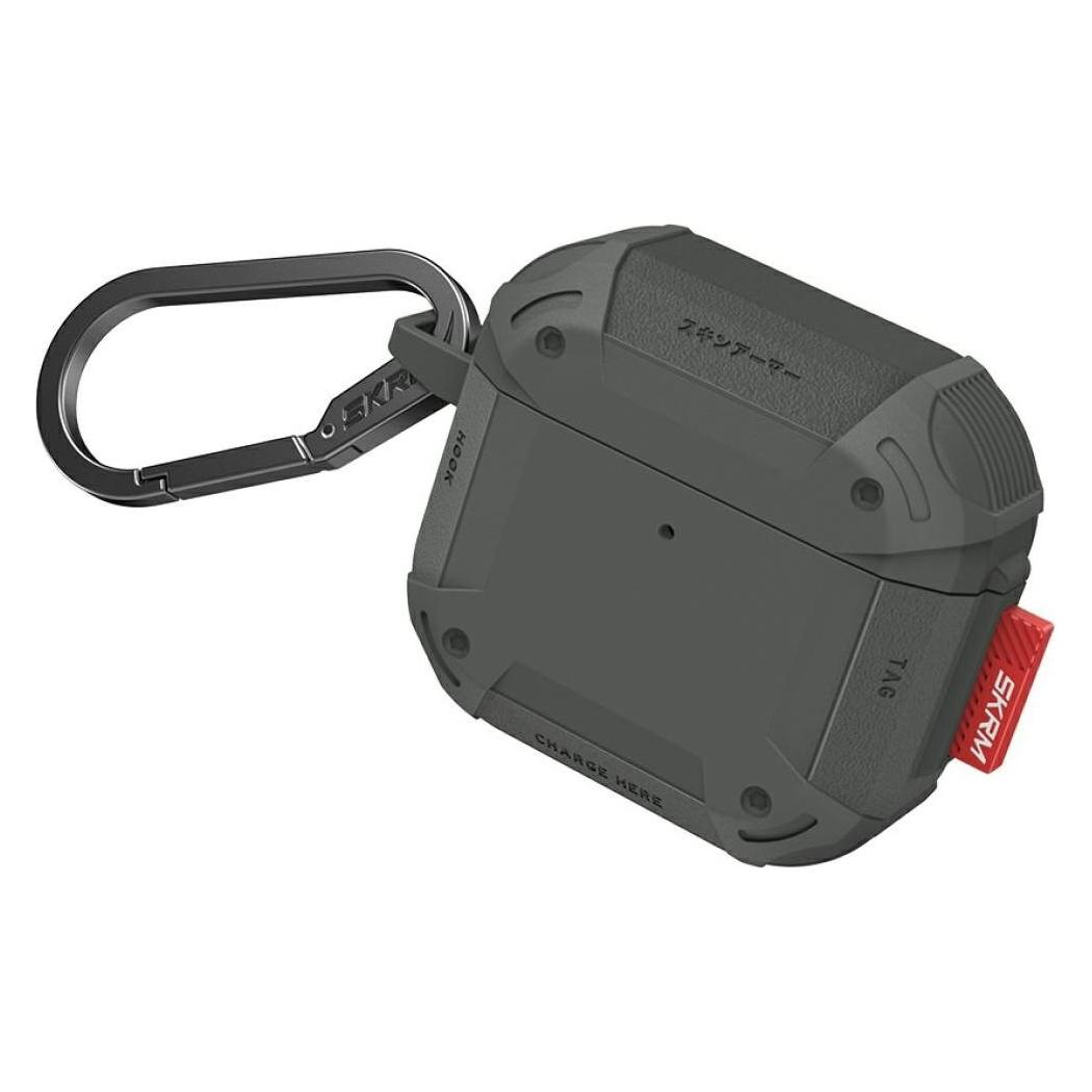 Skinarma Case Mecha CE for AirPods 4 olive (Kopfhörer Hülle) (SK-AP4MECCE-GRN)