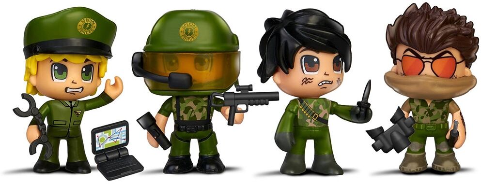 PINYPON ACTION Set de 4 figuras Fuerzas Especiales .