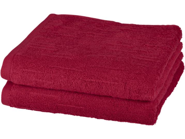 Handtuch ROSS Premium , rot (granat), B:50cm L:100cm, Frottier, Obermaterial: 100% Baumwolle, Handtücher, Handtuch, 100% Baumwolle