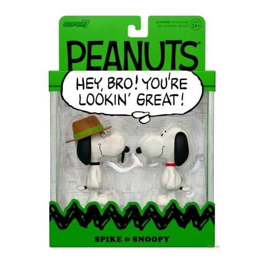 Super7 Peanuts ReAction pack 2 figurines Snoopy & Spike 10 cm (71382421)
