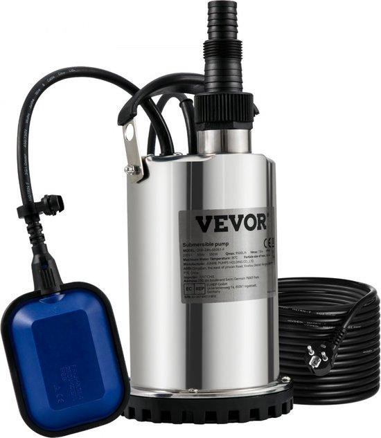 Dakta Vuilwaterpomp 550W met 9500 l/u debiet, 230V, zilverkleurig