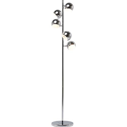 Kare Calotta Vloerlamp Chrome/Zilver met verstelbare arm
