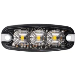 KAMAR LW0036-2 LED Stroboleuchte 3x LED Slim 12/24 Volt Strobo Lampe