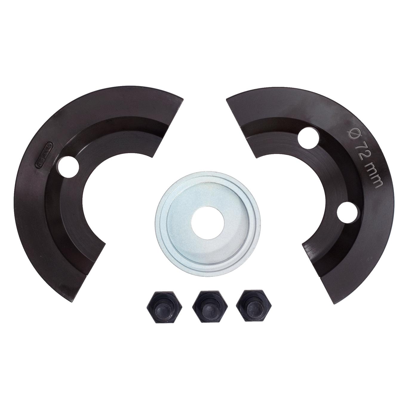 KS Tools Halbschalen-Ergänzungs-Satz 6-tlg für Ø 72 mm (150.2143)