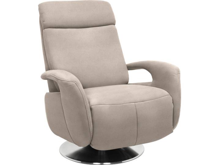 Livetastic Relaxsessel, Beige, Metall, Uni, 84x109x88 cm, Made in EU, Relaxfunktion, Wohnzimmer, Sessel, Relaxsessel